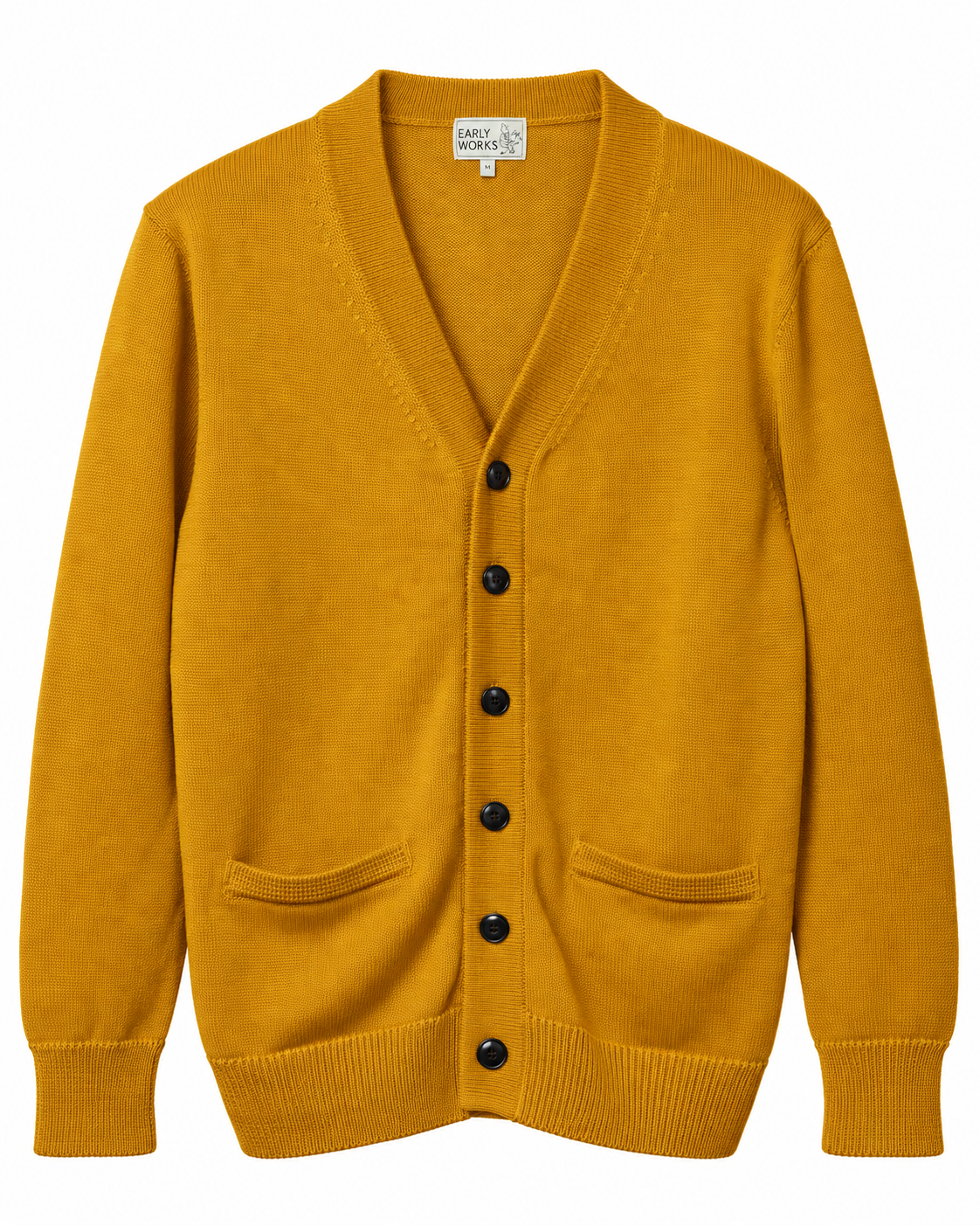 Hockney Cardigan in Mustard
